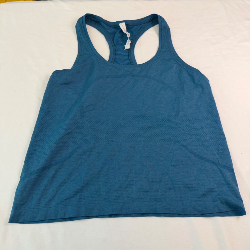 Lululemon Swiftly Tech Racerback Tank Top 2.0 Teal Blue Size 12